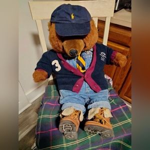 Father's Day Custom Made Vintage Teddy Bear dressed in All Polo Ralph Lauren!